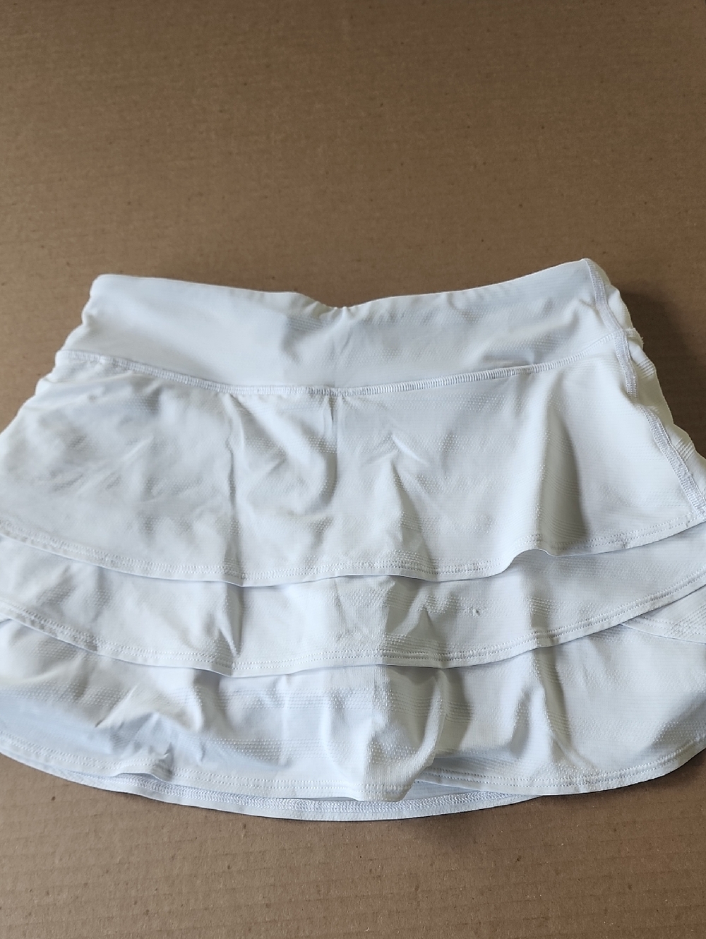 Athleta White Swing Athletic Tennis Skirt Skort - Picture 5 of 13